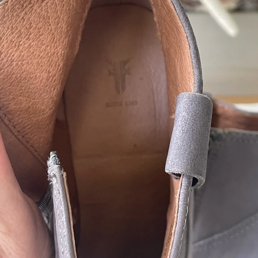 FRYE REINA WESTERN GREY BOOTIE SIZE 8.5